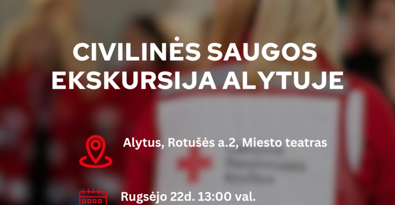 Alytaus gyventojai ir bendruomenės kviečiami nemokamai mokytis pasirengimo ekstremaliosioms situacijoms