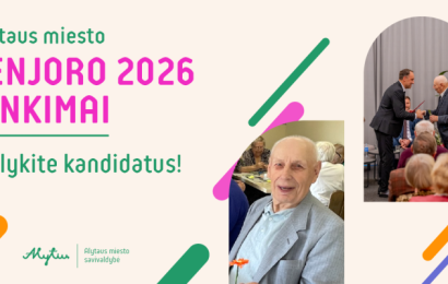 Alytaus miesto senjoro 2026 rinkimai: siūlykite kandidatus!