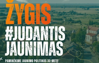 Jaunimo politikos 30-metį kviečiame paminėti žygyje #JudantisJaunimas Jaunimo politikos 30-metį kviečiame paminėti žygyje #JudantisJaunimas