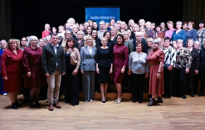 Socialiniams darbuotojams – padėka už prasmingą darbą