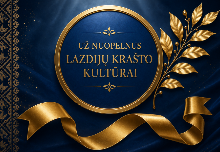 Kviečiame teikti kandidatūras Lazdijų rajono savivaldybės apdovanojimams „Už nuopelnus Lazdijų krašto kultūrai“