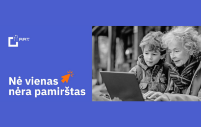 RRT kviečia stebėti tradicinį skaitmeninio raštingumo projekto „Nė vienas nėra pamirštas“ renginį