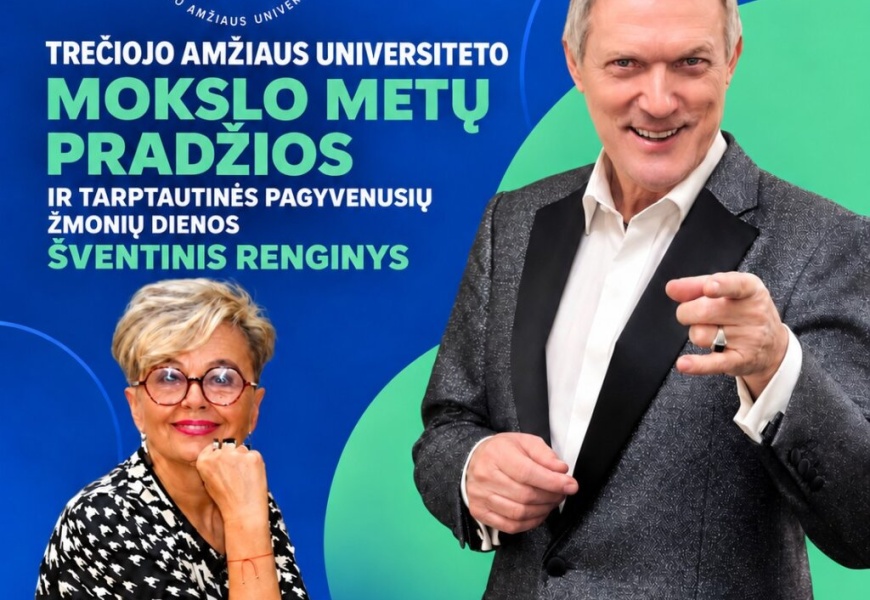 Kviečiame į mokslo metų pradžios ir Tarptautinės pagyvenusių žmonių dienos šventę!