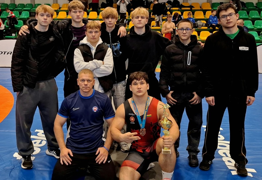 Alytaus imtynininkai tarptautiniame turnyre Klaipėdoje iškovojo bronzos medalį!