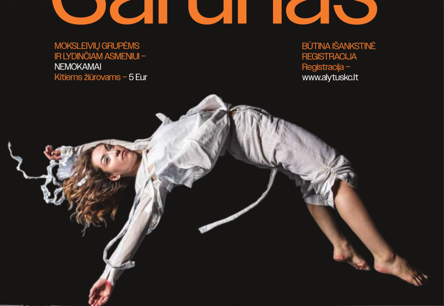 Alytuje – nestandartinė literatūros pamoka: „Šarūnas“ scenoje susitiks su cirku, teatru ir akrobatika