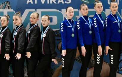 Alytaus sporto centro gimnastės aerobinės gimnastikos čempionate Garliavoje