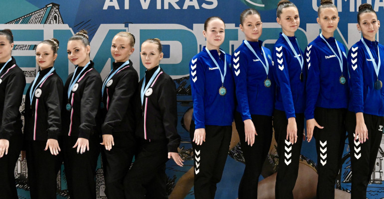 Alytaus sporto centro gimnastės aerobinės gimnastikos čempionate Garliavoje