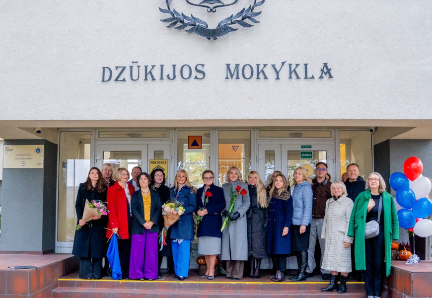 Alytaus Dzūkijos mokyklai – prestižinis „Label France Éducation“ kokybės ženklas