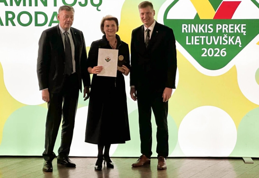 Alytaus rajone gaminamas produktas įvertintas aukso medaliu Alytaus rajone gaminamas produktas įvertintas aukso medaliu
