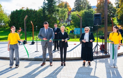 Vietoje šlapios pievos – nauja erdvė bendruomenei