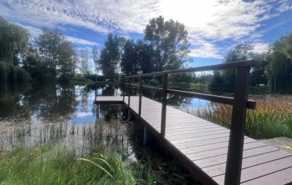 Savivaldybės lėšomis – naujas lieptas bendruomenei