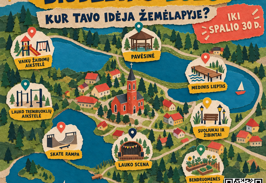 Dalyvaujamasis biudžetas vėl Lazdijų rajono savivaldybėje!