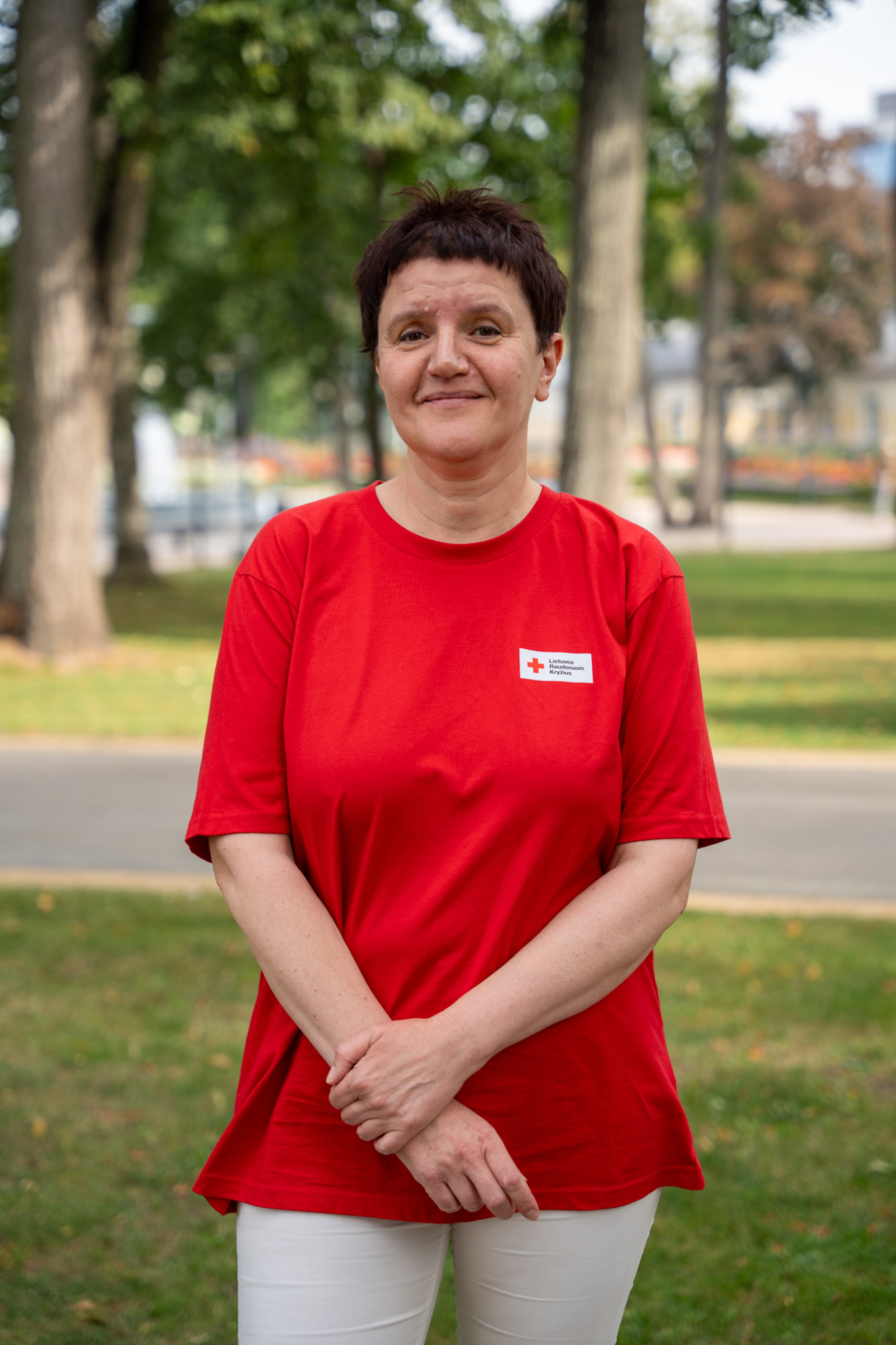 Lietuvos Raudonojo Kryžiaus savanorė Rimutė Viniarskaitė