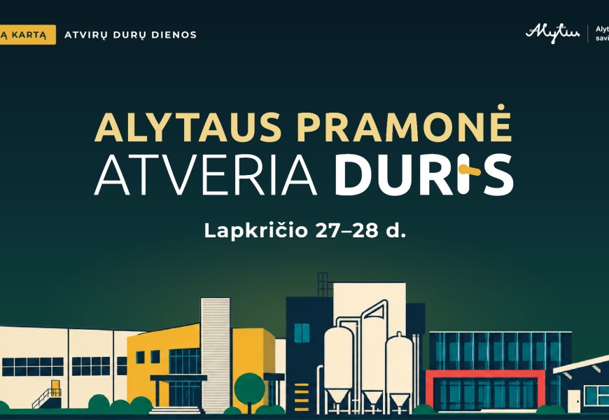 Modernėjanti Alytaus pramonė atveria duris: miestiečius kviečia pažinti gamybos užkulisius Modernėjanti Alytaus pramonė atveria duris: miestiečius kviečia pažinti gamybos užkulisius
