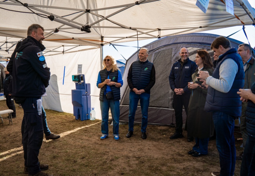 Lazdijų hipodrome praktiškai išbandytas gyventojų priėmimo ir humanitarinės pagalbos organizavimas