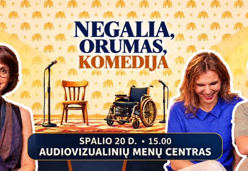 Alytuje – renginys „Negalia, orumas, komedija“: rimtos temos bus aptartos su humoru